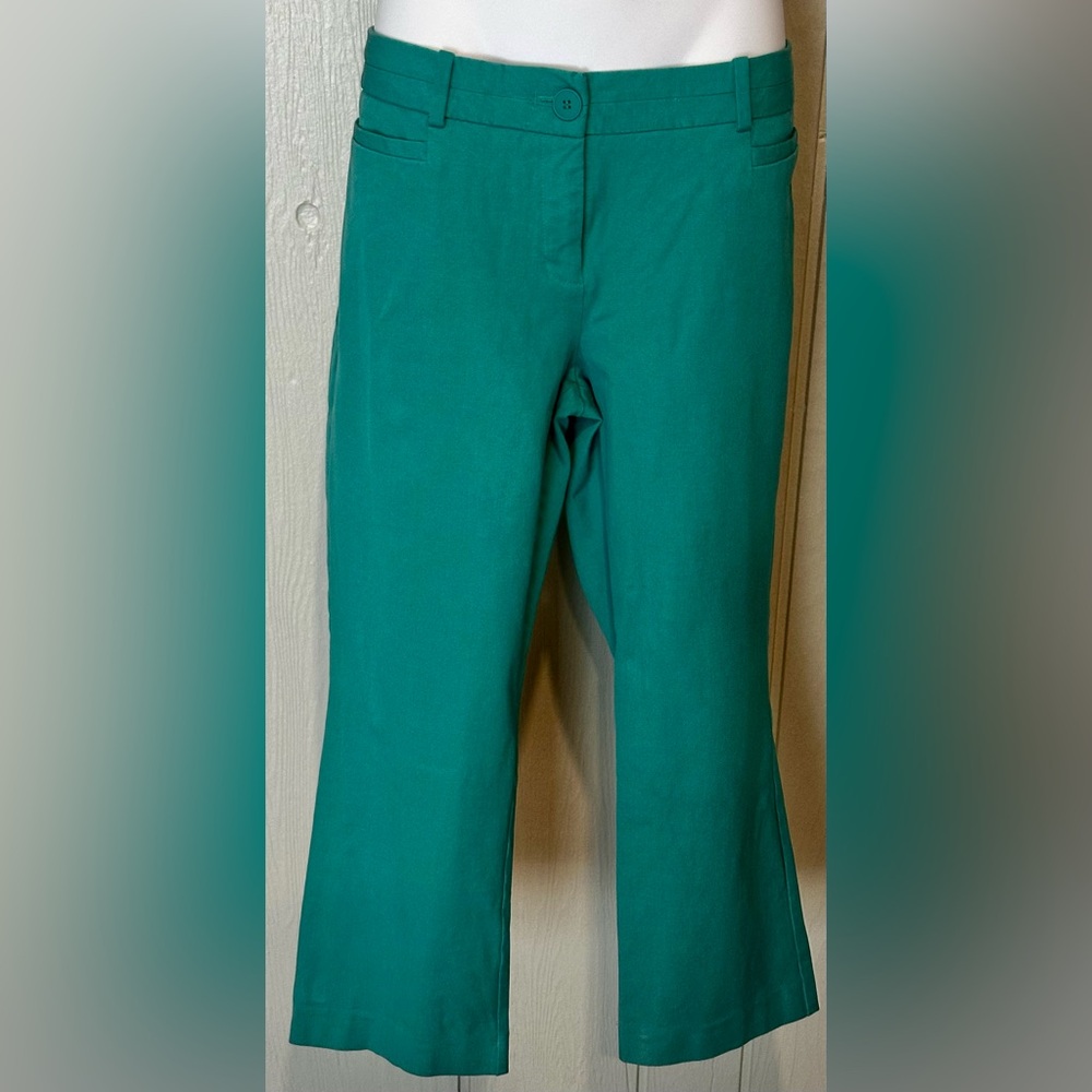 The Limited Signature Stretch Ankle Pants in Teal